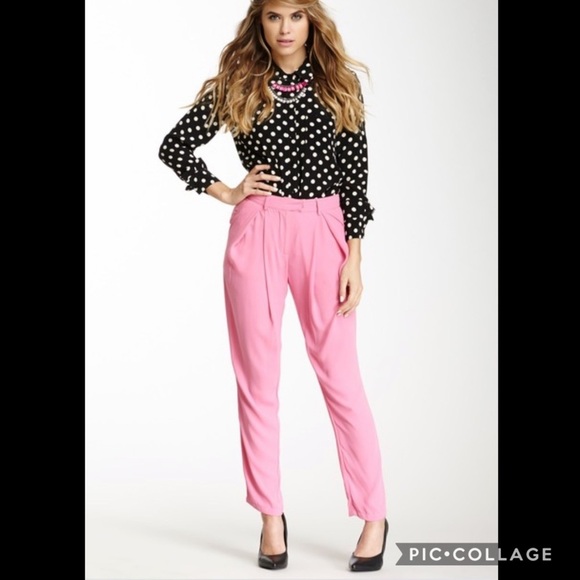 Sugarlips Pants - Womens Pants Barbie Pink SugarLips Raspberry Pink Pants Large 12